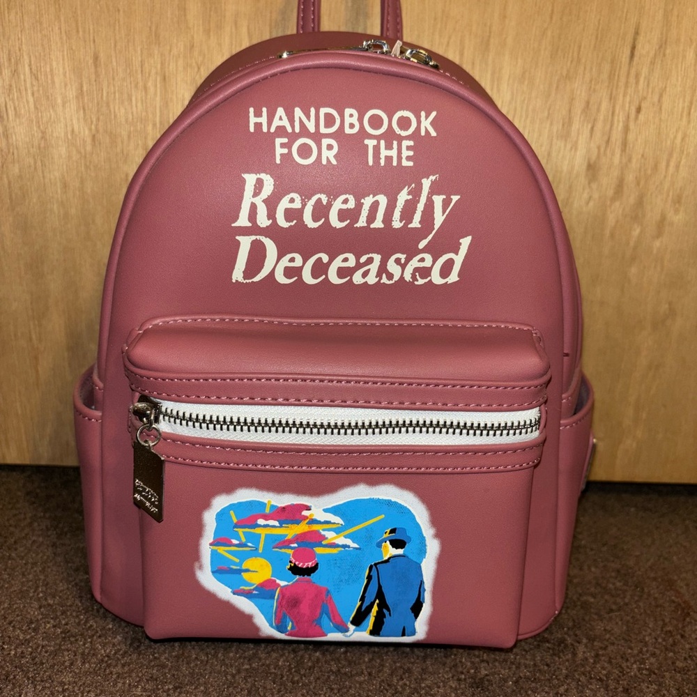 Loungefly Beetlejuice Handbook for the Recently Deceased backpack